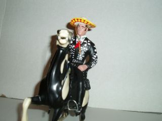 Custom Vintage Hartland Western Figure The Cisco Kid W/ Diablo