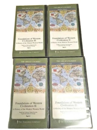 Great Courses: Foundations Of Western Civilization Ii (8 Dvd Set,  2006) Compl