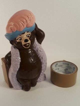 Vtg Walt Disney Prod Country Bear Jamboree Figurine Ceramic Teddi Barra 1980