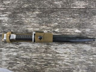 Vintage Fn Fal 1960’s Belgium? Argentina? Bayonet And Scabbard
