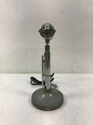 Vintage Astatic Corp.  Mod.  No 10 - C Candlestick Microphone Mod No.  G Stand