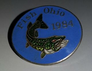 1984 Fish Ohio Pin