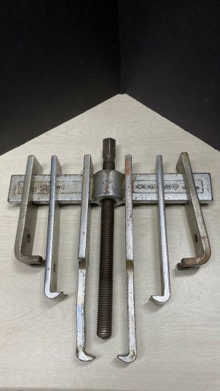 Vintage Proto 4011 10 - Ton Gear Puller With 4015,  4017 & 4018 Jaws