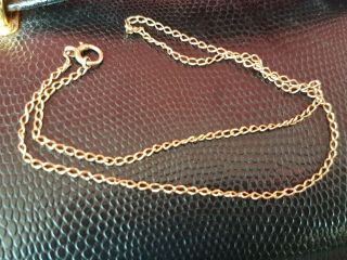 Vintage 15 Carat Gold Necklace
