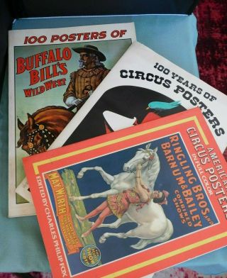 100 Years Of Circus Posters Jack Rennert First Printing 1974 And Two Others