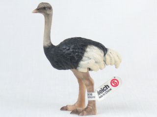 Schleich Bird Figure Female Ostrich With Tag 14325 Retired