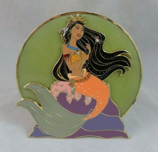 Disney Fantasy Pin - Pocahontas - Moonlit Mermaid - Jumbo - Flit