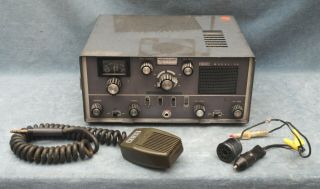 Vintage Sbe Model 34 Shortwave Transceiver W/mic & Dc Cord (jmi)