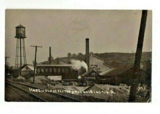 Vintage Rppc Hazel Atlas Glass Factory No.  1 Washington,  Pa 1909