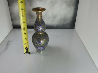 Vintage Chinese Cloisonne Double Gourd Vase