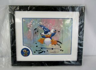 Mickey’s Donald Duck Philharmagic Framed Print Limited Edition Walt Disney World