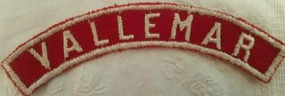 Vallemar Red And White Community Strip Rws Lsp " Red And White " Vintage Bsa
