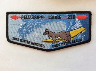 Pellissippi Lodge 230 2013 Winter Banquet Pocket Flap