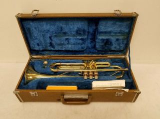 Yamaha Ytr - 232 Vintage Trumpet 024190 W/ 11 Mp & Case