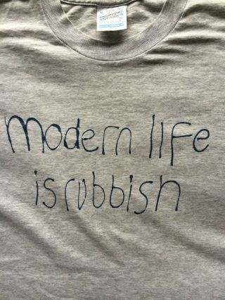 Blur Modern Life Is Rubbish Retro Vintage 1993 T - Shirt.  Britpop Era Us Import.