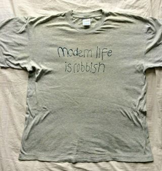 Blur Modern Life is Rubbish retro vintage 1993 t - shirt.  Britpop era US import. 2