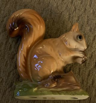 Vintage Squirrel Ceramic Figurine Ceramic Animal - Japan