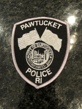Pawtucket Ri Police Patch
