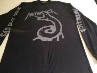 Vintage 1993 Metallica Long Sleeve Tour Shirt