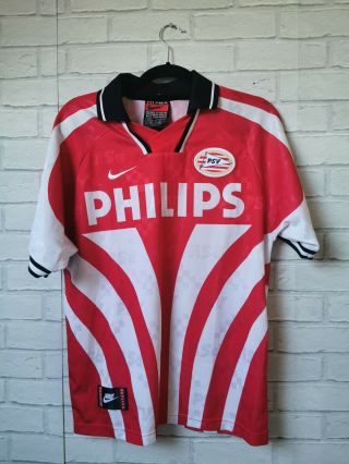 1996 - 1997 Psv Eindhoven Home Vintage Nike Football Shirt Medium -