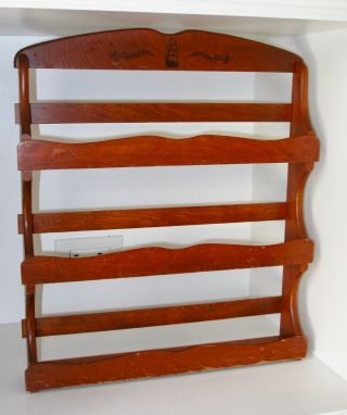 Vintage Mccormick Three Shelf Wooden Spice Rack