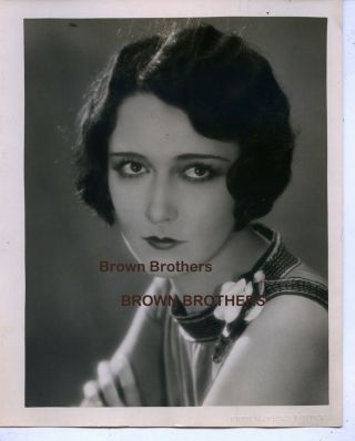 Vintage 1920s Hollywood Dorothy Sebastian Dbw Photo By Ruth Harriet Louise