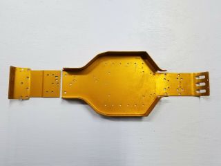 Vintage Team Associated Rc10 B Stamp Gold Pan Chassis Nose Plate Front Kickup