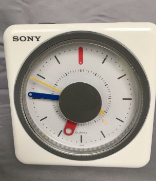 Cool Sony Icf - A10w Clock Radio Alarm/melody Vintage Beatles Here Comes The Sun