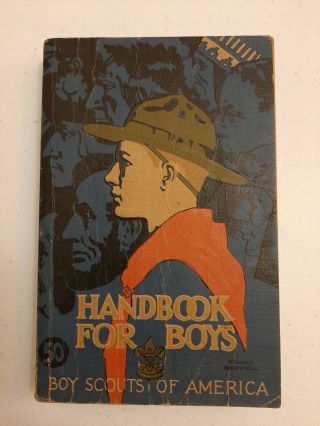Vintage 1938 Handbook For Boys Boy Scouts Of America 1st Edition 29th Printing