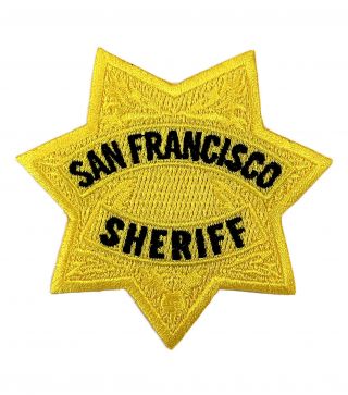 San Francisco Sheriff Department Patch California Police