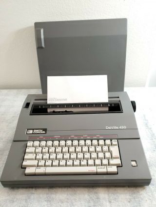 Vintage Smith Corona Deville 450 Electric Correcting Typewriter