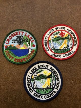 Crossett Lake Scout Reservation Boy Scout Camp Patches Bsa 3