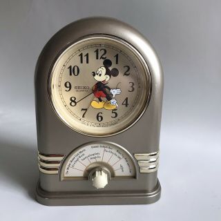 Mickey Mouse Seiko Quartz Musical Sing Along Alarm Clock Disney