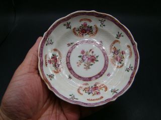 Chinese Qian Long (1736 - 1795) Period Famille Rose Plate W6199