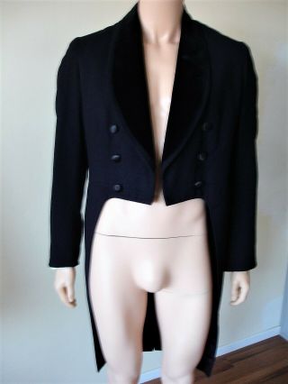 Vintage Movie Costume Tailcoat From Western Costume Company Unique Detailing