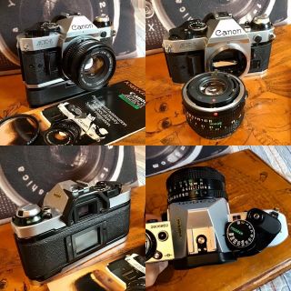 Vintage Canon Ae - 1 Program Film Camera With Canon Fd 50mm 1 : 1.  8 Lens,  Winder