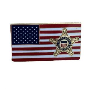 United States Secret Service Flag Lapel Pin Hat Pin