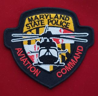 Maryland State Trooper Aviation Commando Police Patch Pus1