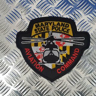 State Trooper Maryland Commando Police Patch Aviation Unit