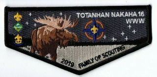 Boy Scout Oa 16 Totanhan Nakaha Lodge 2019 Family Friends Of Scouting Flap