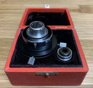 Leitz Microscope Darkfield Condenser D 1.  20a For Black Vintage Laborlux