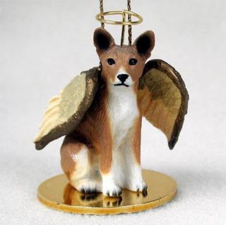 Basenji Angel Dog Christmas Ornament Holiday Figurine Statue