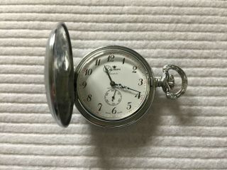 Swiss Made Kaltron 17 Jewels Incabloc Vintage Mechanical Wind Up Pocket Watch