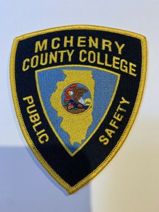 Mchenry County College Public Safety Patch Illinois