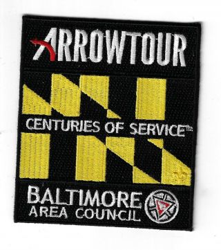 Oa 12 Nentico Arrowtour Centuries Of Service Baltimore Area Council Blk Bdr.  [jb