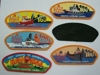 Greater Cleveland Council 2010 National Boy Scout Jamboree Set Of 6 Patches