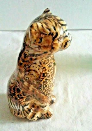 Cheetah Patchwork Safari Animal Figurine Ceramic High Gloss Finish