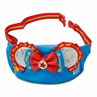 Disney Minnie Mouse Main Attraction Dumbo Hip Pack Loungefly Bag In Hand