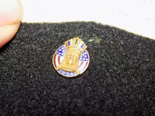 Vintage Improved Order Of The Red Man Head On Shield Small Pin