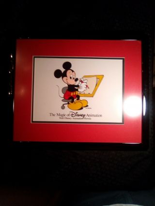 The Magic Of Disney Animation,  Walt Disney Animation Florida,  Framed Cel Mickey